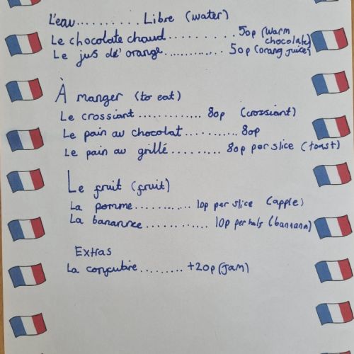 French Menus