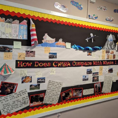 We made our own display board to show what we found out about our enquiry  question.