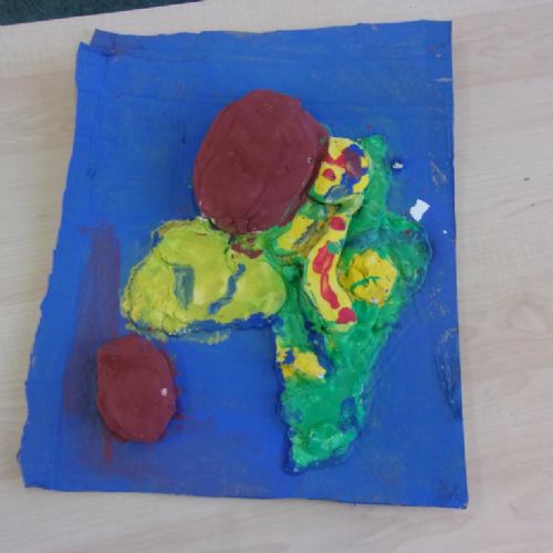 Some of Year 3 made salt dough messy maps of different countries in Africa. We learnt about their physical geography  including rivers and if they have higher areas of land.