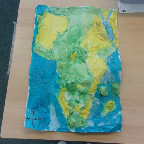 Some of Year 3 made salt dough messy maps of different countries in Africa. We learnt about their physical geography  including rivers and if they have higher areas of land.